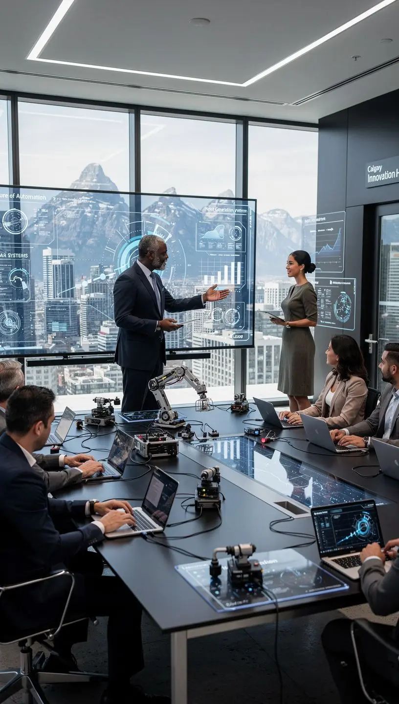 Modern office environment